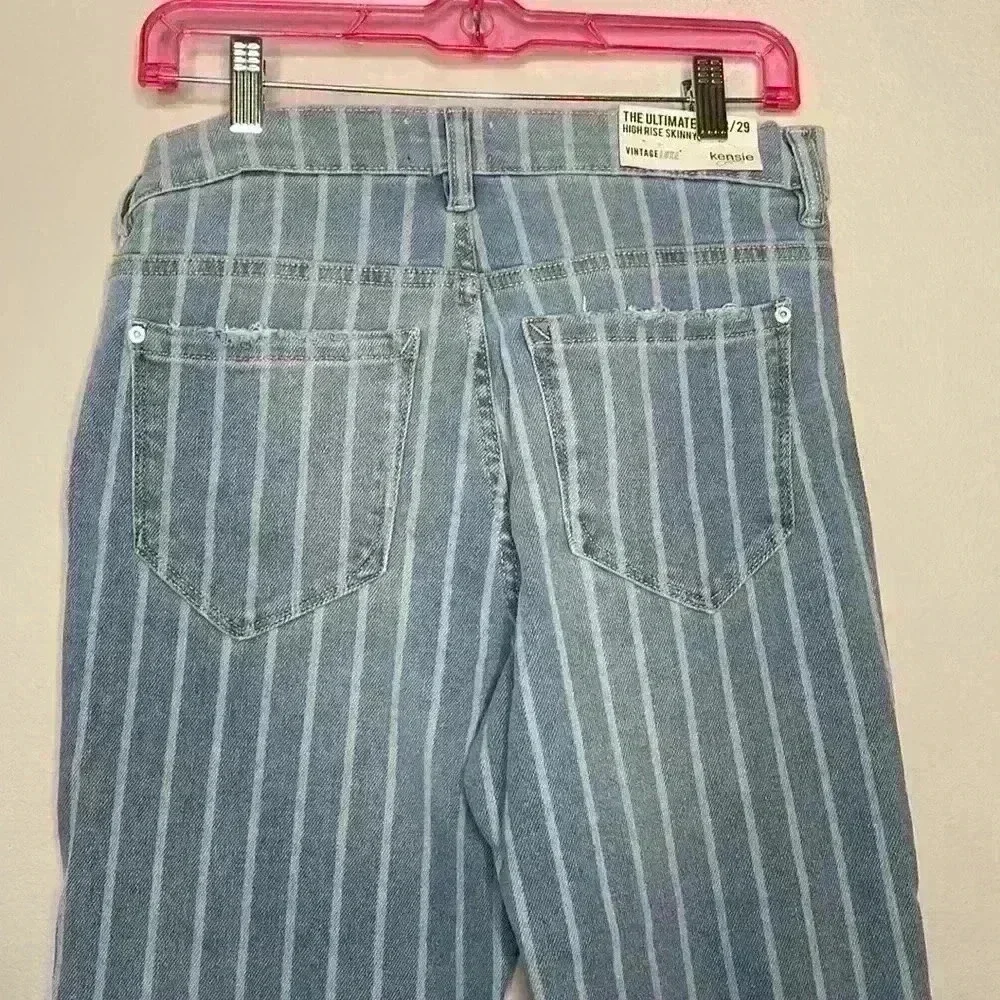 KENSIE Jeans - NWT Vintage Luxe Ultimate High Rise Skinny Sz 8/29 - Picture 9 of 12